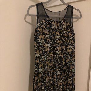 Jack by BB Dakota Black Print Dress Size S